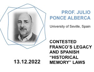Lecture by Prof. Julio Ponce Alberca